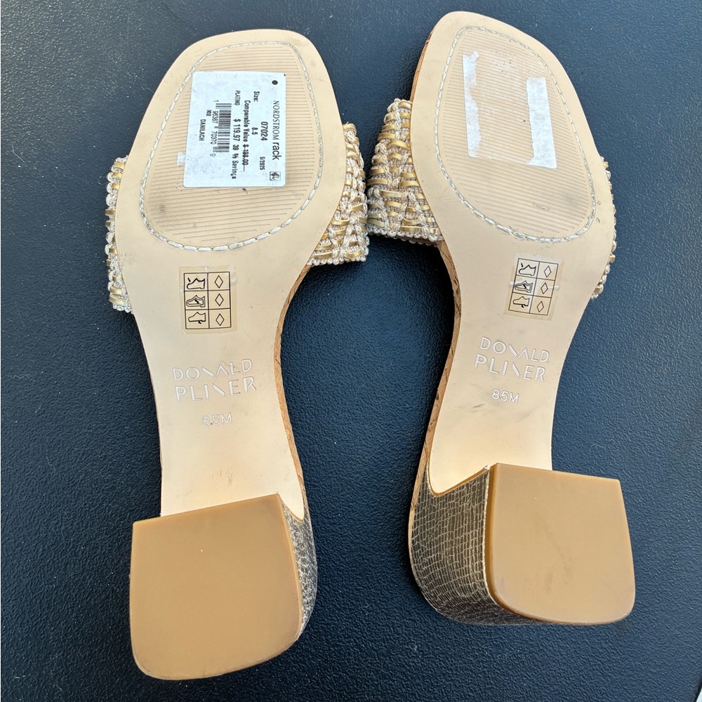 NWT Donald J. Pliner DANILACH SANDALS Size 8.5 - Picture 7 of 7